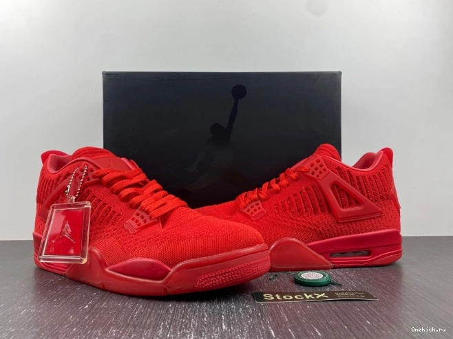 One Kick Red AQ3559-600 Retro 4 Jordan Flyknit 0707